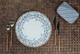 Pasta Plates Blue Bamboo - THE WILD SHOWCASE