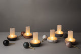 PINK MARBLE "QUINQUÉ" CANDLE LIGHT - THE WILD SHOWCASE