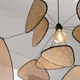 Rattan ceiling lamp - THE WILD SHOWCASE