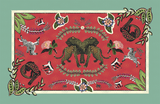 Royal Leopard Tablecloth Sunset - THE WILD SHOWCASE