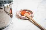SPOON REST WHITE MARBLE - THE WILD SHOWCASE