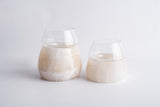 Vaina Candle Holder Glass - Medium - THE WILD SHOWCASE