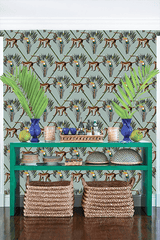 Wallpaper Bamboo pattern Toucan - THE WILD SHOWCASE